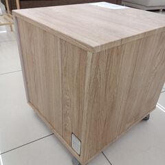 ★リユースのサカイ日立店★HJ8440  キャスター付き収納 ベージュ H46.5×D46×W40.5 クリーニング済み の画像