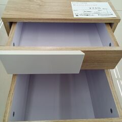 ★リユースのサカイ日立店★HJ8440  キャスター付き収納 ベージュ H46.5×D46×W40.5 クリーニング済み の画像