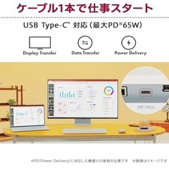 美品 LG42.5インチ4Kモニター SMART Display 43SQ700S-Wの画像