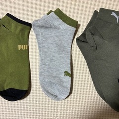 新品タグ付✨PUMA✨25〜27㎝✨靴下✨ソックス✨メンズ✨キッズ✨3足セットの画像