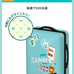 ミセスグリーンアップル　キャリーケースの画像