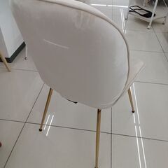 ★リユースのサカイ日立店★HJ8442  チェア ホワイト H87×D55×W50 クリーニング済み の画像