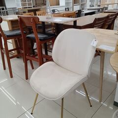 ★リユースのサカイ日立店★HJ8442  チェア ホワイト H87×D55×W50 クリーニング済み の画像