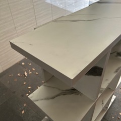 大理石風マルチラック（3列オープン棚）幅90×高さ110cmの画像