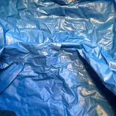 ミッキー イラスト入り 防水コート 100cmの画像