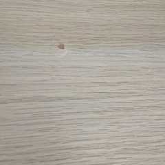 IKEA デスク ホワイト 木目天板の画像