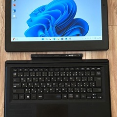 71122-10 NEC 2in1タブレット VersaPro VKT12S-7 Core i5 8GB 128GB Office2024 BT良好の画像