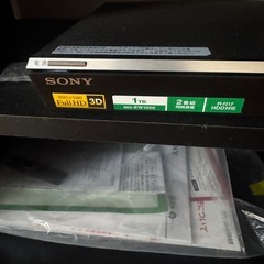 SONY42イチテレビとSONYブルーレイレコーダーせっセットの画像