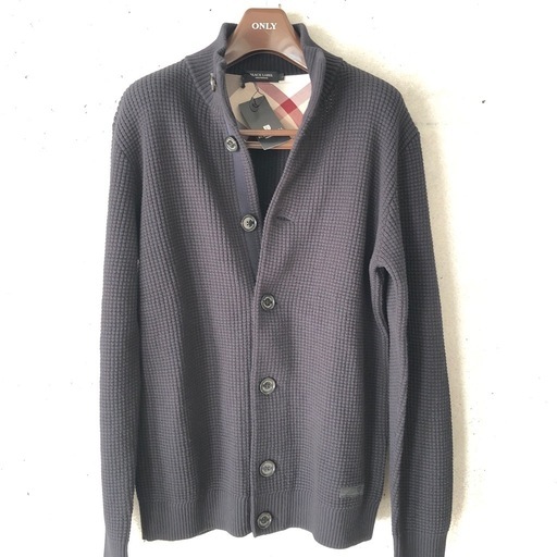BLACK LABEL CRESTBRIDGE カーディガン Ｌ ブラック