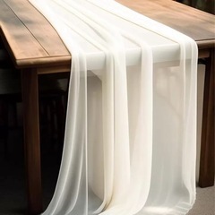 造花＋シフォン製テーブルクロスセットの画像