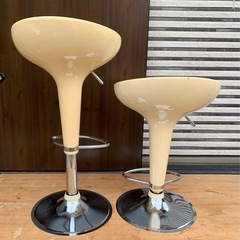 ニトリ　バーカウンターチェア　北欧風　ベージュの画像