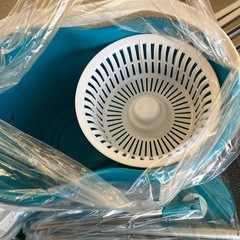 イ2511-497 Spin Mop 簡単脱水 360度 回転 モップ 手軽 床 掃除 未使用品　 の画像
