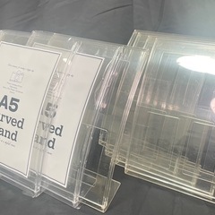 メニューや広告立て7枚セットで！の画像