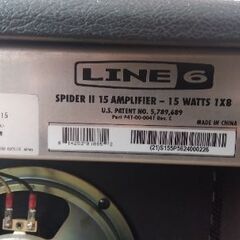LINE6 SPIDERⅡ ギターアンプ 中古の画像