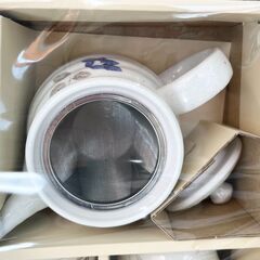 【ドリーム池田店】◎ジモティ割対象品◎未使用品　君島由希子　"茶器揃え"　茶器5客×急須1個　IKW-303の画像
