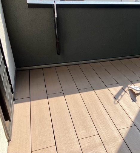 廃材ロス DIY  リクシル ウッドデッキ材