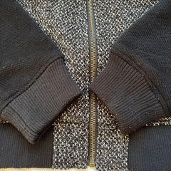 ツイードジャンパーレディースサイズF 古着の画像