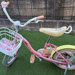 ハローキティ自転車　14インチの画像