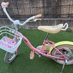 ハローキティ自転車　14インチの画像