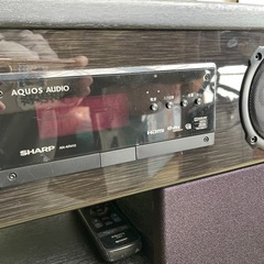 SHARP46型テレビ（Blu-ray・DVDプレイヤー内蔵）&適合オーディオスピーカーの画像