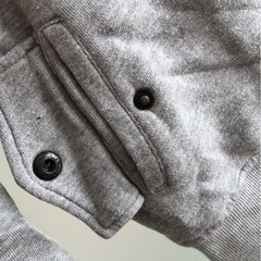 パーカー グレー フリーサイズ 長袖の画像