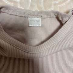 ベビー服 tete a tete トップス チュニック ベージュ 80の画像