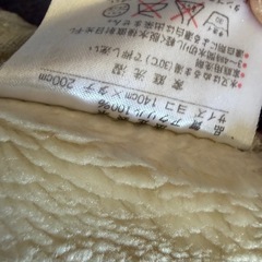 シングルサイズ毛布　
袷仕立ての画像