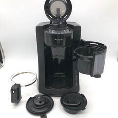 ss8058　パナソニック コーヒーメーカー NC-A57-K ブラック 全自動 ミル付き 沸騰浄水機能 デカフェ豆コース搭載 Panasonic ドリップコーヒー 5杯分 浄水 コーヒーマシン コーヒーメーカー 中古の画像