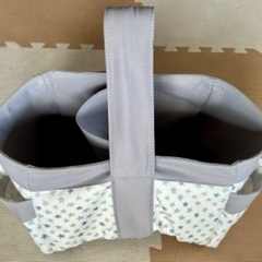 ニトリ 星柄 おむつ収納バスケットの画像