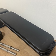 リーディングエッジ LEADING EDGE マルチポジションベンチ＋ダンベルセット の画像