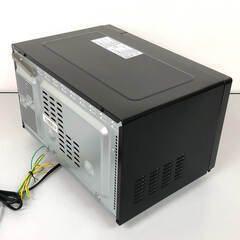 ss8066　ヤマゼン オーブンレンジ YRC-0161VE(B) 16L ブラック YAMAZEN 横開き 黒 ターンテーブル コンパクト シンプル 一人暮らし オーブンレンジ 中古の画像