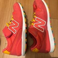 20〜21cm　ニューバランス　限定　グリーンレベル　コーラルピンク　の画像