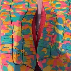 20〜21cm　ニューバランス　限定　グリーンレベル　コーラルピンク　の画像