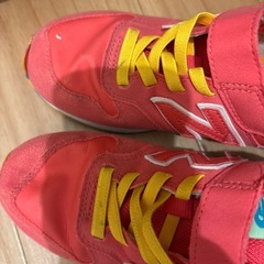 20〜21cm　ニューバランス　限定　グリーンレベル　コーラルピンク　の画像