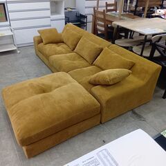 セール開催中！表示価格からさらに％OFF！（サルベージ品を除く）ニトリ　カウチローソファ　使用3ヶ月のみ！の画像