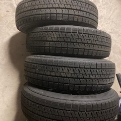 【良品.美品】🉐BSスタッドレスタイヤVRX2ホイル付き165/70/R14の画像