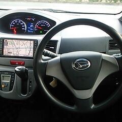 ☆車検２年付☆Ｈ２４　ムーブカスタム　122100キロ　スマートキー ナビ DVD 電動格納ウィンカーミラーの画像