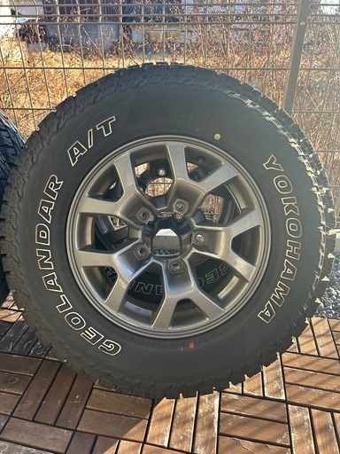YOKOHAMA ジオランダーAT 215/75R15  ジムニーシエラ純正ホイール　4本セット
