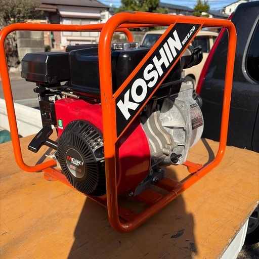 ガソリン式中古エンジンポンプ