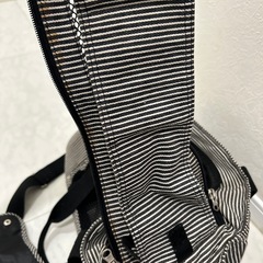 💚 中古品ペット用　ショルダーバッグ　ストライプの画像