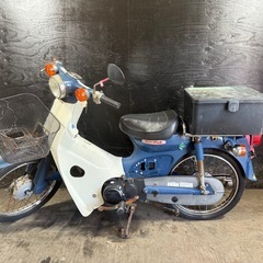 ★支払総額5.8万円★関東圏内即日配送可能！ 全車走行テスト済みです！ホンダ スーパーカブ50 青 AA01 人気のカブ！ 低燃費！   4ストインジェクション！ バッテリー新品！ フロントカゴ付き！の画像