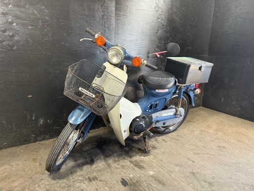 ★支払総額5.8万円★関東圏内即日配送可能！ 全車走行テスト済みです！ホンダ スーパーカブ50 青 AA01 人気のカブ！ 低燃費！   4ストインジェクション！ バッテリー新品！ フロントカゴ付き！