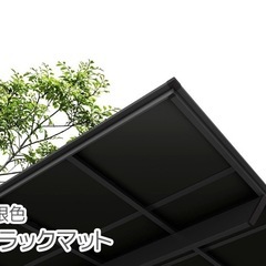 駐車場　カーポート　外構工事　新築　リフォーム　安い　ネスカF 48-50　ブラックポリカ　施工費税込み　EXたくみの画像