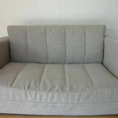 ※取引中/売約済***********　　　　　　倉庫保管品　詳細不明　ジッパー破損　ソファーベッド 3WAY 2人掛け　クッション2個付 ひじ掛け ソファーの画像