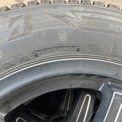 ジムニー　社外アルミホイール　スタッドレスの画像