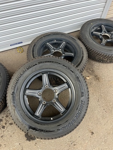 ジムニー　社外アルミホイール　スタッドレス