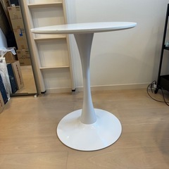 丸ダイニングテーブルと椅子セットテーブル直径60cm×高さ73cmの画像