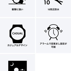 CASIO Baby-G BGA-130TR-7BJ 白 ネオン イルミネーターの画像