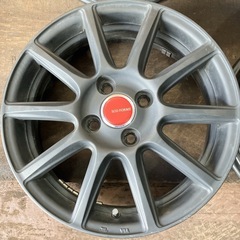 アルミホイール15インチ5J 4本／100-4H +39／BS ECOFORME A5005
の画像