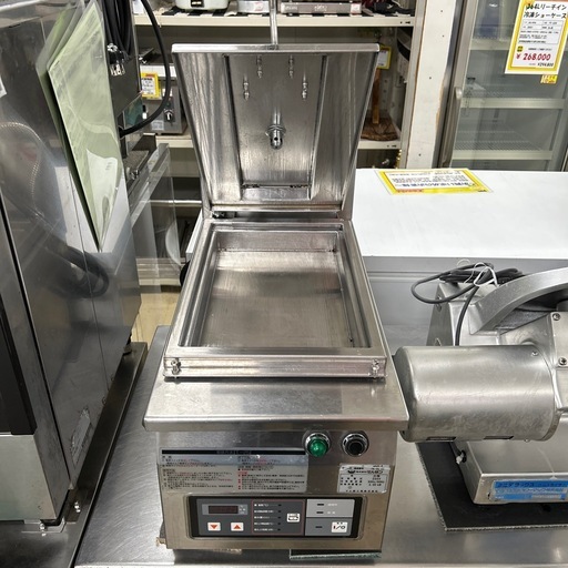 6926【程度良好】業務用 マルゼン 電気式卓上型 自動餃子焼器 MAZE-4